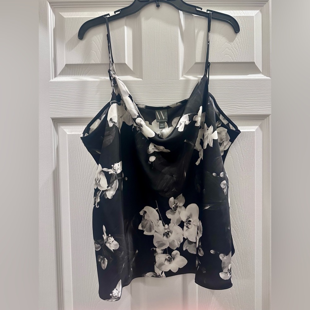 Worthington Womens Cowl
Neck Sleeveless Tank Top Floral New with Tags